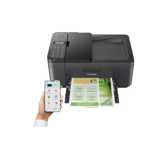 Многофункциональный беспроводной принтер Canon PIXMA TR4755i с автоматической двусторонней печатью и автоподатчиком документов (ADF) — чёрный