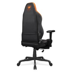 Эргономичное игровое кресло COUGAR Explore Neo Black с выдвижной подставкой для ног — черное