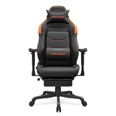 Эргономичное игровое кресло COUGAR Explore Neo Black с выдвижной подставкой для ног — черное