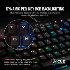 Corsair K65 LUX RGB Compact - Cherry MX RGB Red