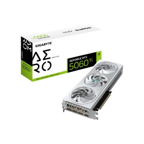 GIGABYTE GEFORCE RTX 5060 TI AERO GV-N506TAERO OC-8GD Graphics Card