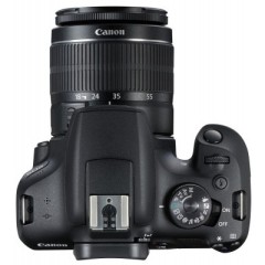 Canon EOS 2000D DSLR Digital Camera + EF-S 18-55mm F3.5-5.6 III Lens — Black