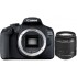 Canon EOS 2000D DSLR Digital Camera + EF-S 18-55mm F3.5-5.6 III Lens — Black