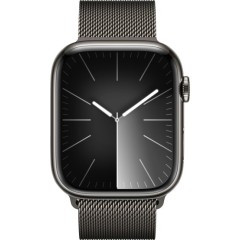 שעון חכם Apple Watch Series-9 GPS + Cellular 45 mm Graphite Stainless Steel Case עם רצועה Graphite Milanese Loop