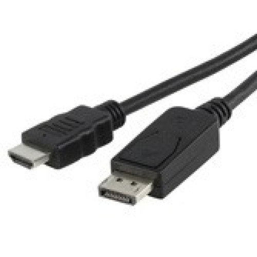 כבל DP זכר – HDMI  זכר 1.8מ’ 4K@30HZ