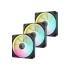 Стартовый комплект вентиляторов CORSAIR iCUE LINK LX120 RGB 120 мм PWM (3 шт.)