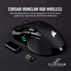 Беспроводная игровая мышь Corsair Ironclaw RGB Gaming Mouse