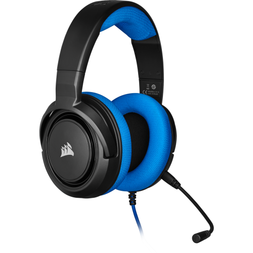 Наушники для игр Corsair HS35 Stereo Gaming Headset — синие