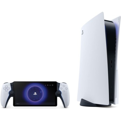 PlayStation Portal mobile screen for the Sony PlayStation 5 console - white color