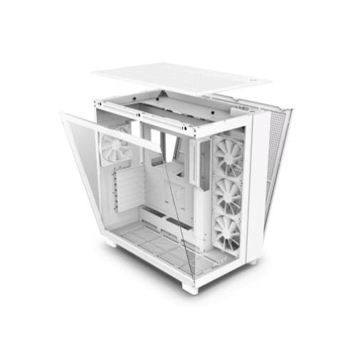 Computer Case NZXT H9 FLOW WHITE