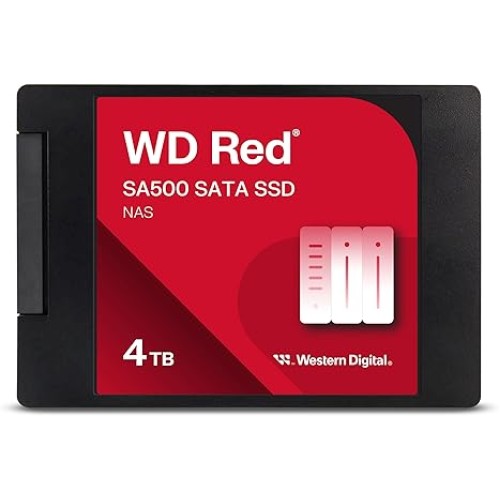 WD Red™ SA500 NAS SATA SSD Solid State Drive (in a separate case) 4TB