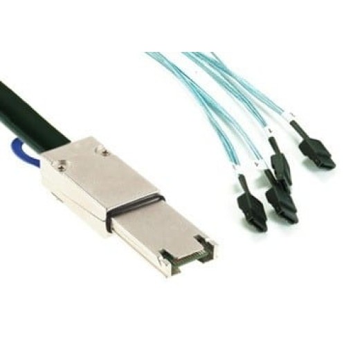 Cable MINI SAS 26P - 4xSATA 7P, 1 meter long