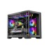 1STPLAYER UV6 with 3x AR RGB Fans, Hub + Remote, Black Case