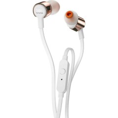 JBL Tune 210 Wired Earphones in White and Pink Color