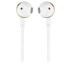 Bluetooth headphones JBL Tune 205BT in white gold color.