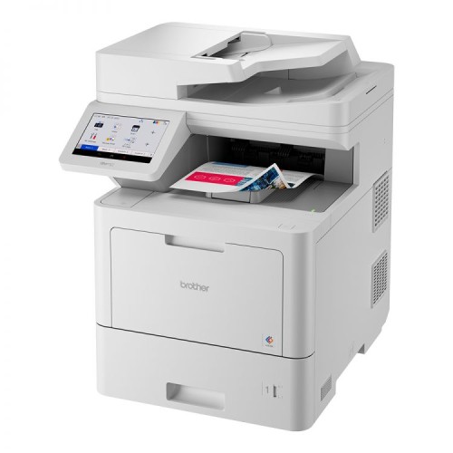 Brother MFC-L9630CDN Color Laser Multifunction Printer with Scanner, Copier and Fax — White