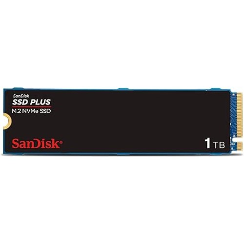 כונן SSD SanDisk SSD PLUS M.2 NVMe PCIe Gen 3.0 כונן פנימי בנפח 1TB