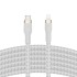 Кабель Belkin BoostCharge Pro Flex – Lightning на USB-C 2 метра (белый)