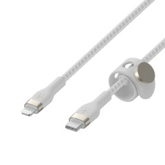Кабель Belkin BoostCharge Pro Flex – Lightning на USB-C 1 метр (белый)
