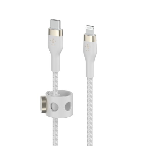 Кабель Belkin BoostCharge Pro Flex – Lightning на USB-C 2 метра (белый)