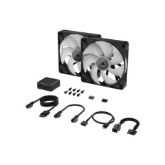 Стартовый комплект вентиляторов CORSAIR iCUE LINK RX140 RGB 140 мм PWM чёрный (2 шт.)