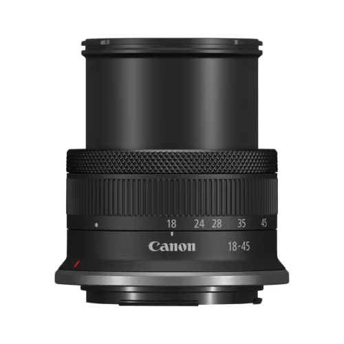 עדשת Canon RF-S 18-45mm F4.5-6.3 IS STM למצלמות עם תושבת Canon RF-S — שחור