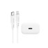 ACEFAST A130 PD20W USB-C Wall Charger with EU Plug and Lightning Cable — White