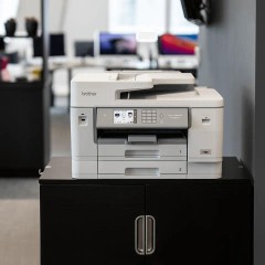 Беспроводное струйное МФУ Brother MFC-J6955DW A3 4-в-1 с автоматической двусторонней печатью, ADF и факсом — белый