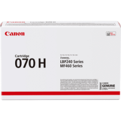 טונר שחור מקורי Canon 070H בתפוקה גבוהה למדפסות Canon i-SENSYS