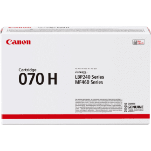 טונר שחור מקורי Canon 070H בתפוקה גבוהה למדפסות Canon i-SENSYS