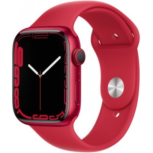 Apple Watch 7 cellular MKJU3HB/A в красном цвете с SIM-картой 45 мм