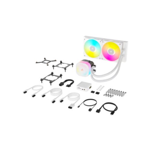 CORSAIR iCUE Link Titan 240 RX RGB AIO White Liquid CPU Cooler