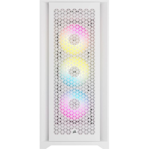 מארז Corsair iCUE 5000D RGB AIRFLOW Mid Tower בצבע לבן