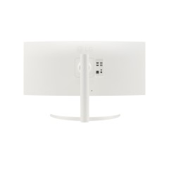 מסך מחשב קעור LG MyView 34" WQHD VA — לבן