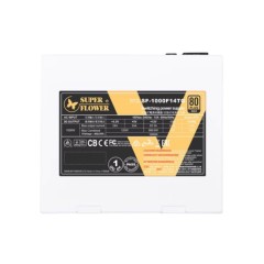 Power Supply SUPER FLOWER Leadex V Gold Pro 1000W PCIe 5.1 White