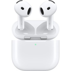 אוזניות אלחוטיות Apple AirPods 4 (הדור הרביעי) עם סינון רעשים אקטיבי – כולל מארז עם תמיכה בטעינה אלחוטית (USB-C)