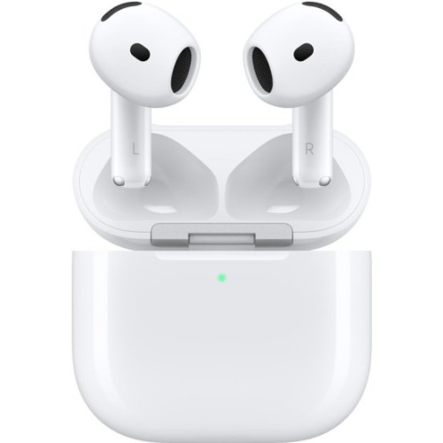 אוזניות אלחוטיות Apple AirPods 4 (הדור הרביעי) עם סינון רעשים אקטיבי – כולל מארז עם תמיכה בטעינה אלחוטית (USB-C)