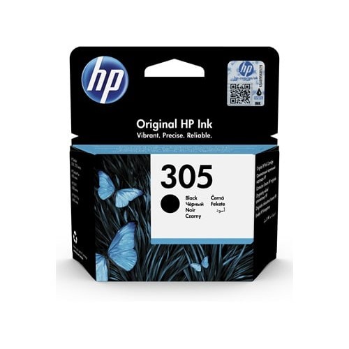 Original HP 305 Black Ink Cartridge for HP DeskJet and ENVY Printers