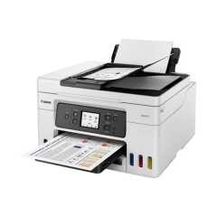Многофункциональный струйный принтер Canon MAXIFY GX4040 с Wi-Fi, факсом, ADF и системой непрерывной подачи чернил MegaTank — бело-чёрный