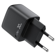 מטען A115 30W + כבל USB-A ל-USB-C באורך 1.2 מ׳ — שחור
