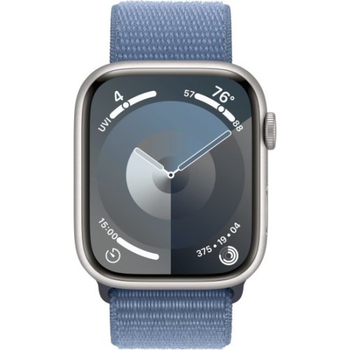 שעון חכם Apple Watch Series-9 GPS + Cellular 45mm עם רצועה Storm Blue Sport Loop