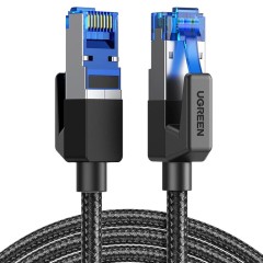 Сетевой кабель Ugreen Cat8 F/FTP 1 метр (черный)