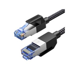 Сетевой кабель Ugreen Cat8 F/FTP 1 метр (черный)