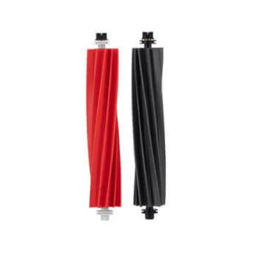 זוג מברשות בצבע אפור-אדום לשואב Roborock S8 / S8+ / S8 Pro Ultra
