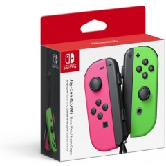 Контроллер для консоли Nintendo Switch Joy-Con GREEN / Pink