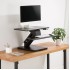 Sit-stand desktop converter