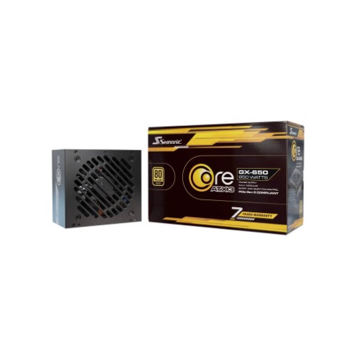 Power Supply SEASONIC GX-650 650W CORE (V2) GX ATX 3.1 80+ Gold