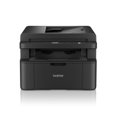 מדפסת לייזר מונו קומפקטית משולבת Brother DCP-L1660W ‏3 ב-1 עם Wi-Fi, סורק ומכונת צילום — לבן
