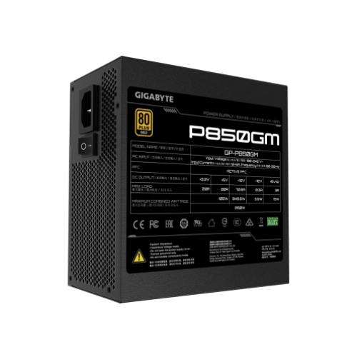 Блок питания GIGABYTE 850W PFC 80+ Gold Fully Modular