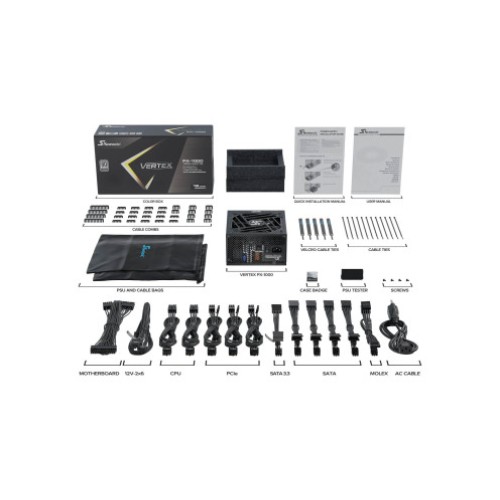 Power Supply SEASONIC Vertex PX-1000 1000W ATX 3.1 80+ Platinum